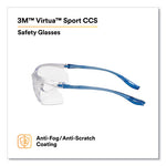 Load image into Gallery viewer, Virtua Sport Ccs Protective Eyewear, Blue Plastic Frame, Clear Polycarbonate Lens
