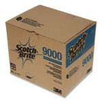 Load image into Gallery viewer, All-purpose Scouring Pad 9000, 4 X 5.25, Blue, 40/carton
