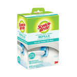 Load image into Gallery viewer, Disposable Toilet Scrubber Refill, Blue/white, 10/pack

