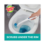 Load image into Gallery viewer, Toilet Scrubber Starter Kit, 1 Handle And 5 Scrubbers, White/blue
