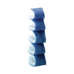 Load image into Gallery viewer, Toilet Scrubber Starter Kit, 1 Handle And 5 Scrubbers, White/blue
