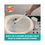 Load image into Gallery viewer, Toilet Scrubber Starter Kit, 1 Handle And 5 Scrubbers, White/blue
