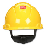 Load image into Gallery viewer, Securefit H-series Hard Hats, H-700 Vented Cap With Uv Indicator, 4-point Pressure Diffusion Ratchet Suspension, Yellow
