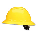 Load image into Gallery viewer, Securefit H-series Hard Hats, H-800 Vented Hat With Uv Indicator, 4-point Pressure Diffusion Ratchet Suspension, Yellow
