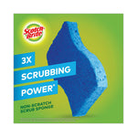 Load image into Gallery viewer, Non-scratch Multi-purpose Scrub Sponge, 4.4 X 2.6, 0.8&quot; Thick, Blue, 3/pack
