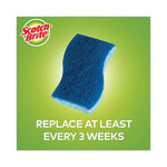 Load image into Gallery viewer, Non-scratch Multi-purpose Scrub Sponge, 4.4 X 2.6, 0.8&quot; Thick, Blue, 3/pack
