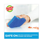 Load image into Gallery viewer, Non-scratch Multi-purpose Scrub Sponge, 4.4 X 2.6, 0.8&quot; Thick, Blue, 3/pack
