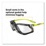 Load image into Gallery viewer, Solus Ccs Series Protective Eyewear, Green Plastic Frame, Clear Polycarbonate Lens
