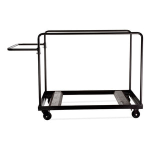 Folding Table Dolly For Round Tables, 660 Lb Capacity, 40.5 X 28 X 61.5, Brown, Ships In 1-3 Business Days