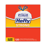 Load image into Gallery viewer, Strong Tall Kitchen Drawstring Bags, 13 Gal, 0.9 Mil, 24&quot; X 27.75&quot;, White, 120/box
