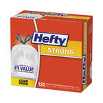 Load image into Gallery viewer, Strong Tall Kitchen Drawstring Bags, 13 Gal, 0.9 Mil, 24&quot; X 27.75&quot;, White, 120/box
