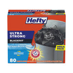 Load image into Gallery viewer, Ultra Strong Blackout Tall-kitchen Drawstring Bags, 13 Gal, 0.9 Mil, 23.75&quot; X 24.88&quot;, Black, 80 Bags/box, 3 Boxes/carton
