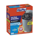 Load image into Gallery viewer, Ultra Strong Blackout Tall-kitchen Drawstring Bags, 13 Gal, 0.9 Mil, 23.75&quot; X 24.88&quot;, Black, 80/box
