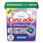 Load image into Gallery viewer, Platinum Plus Actionpacs Dishwasher Detergent Pods, Fresh Scent, 28.4 Oz Tub, 52/tub, 3 Tubs/carton
