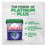 Load image into Gallery viewer, Platinum Plus Actionpacs Dishwasher Detergent Pods, Fresh Scent, 28.4 Oz Tub, 52/tub, 3 Tubs/carton
