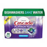 Load image into Gallery viewer, Platinum Plus Actionpacs Dishwasher Detergent Pods, Fresh Scent, 20.7 Oz Tub, 38/tub, 6/carton
