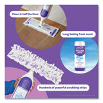 Load image into Gallery viewer, Powermop Starter Kit, 15.4 X 5.3 White/purple Cloth Head, 26&quot; Silver Aluminum Handle
