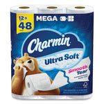 Load image into Gallery viewer, Ultra Soft Bathroom Tissue, Mega Roll, Septic Safe, 2-ply, White, 224 Sheets/roll, 12 Rolls/pack
