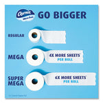Load image into Gallery viewer, Ultra Soft Bathroom Tissue, Mega Roll, Septic Safe, 2-ply, White, 224 Sheets/roll, 12 Rolls/pack, 4 Packs/carton
