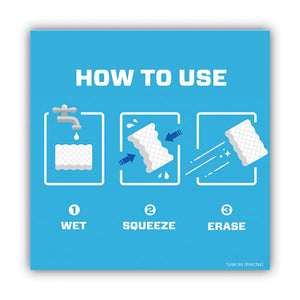 Magic Eraser Extra Durable. 4.6 X 2.4, 0.7" Thick, White, 7/pack