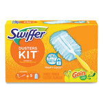 Load image into Gallery viewer, Dusters Starter Kit, Dust Lock Fiber, 6&quot; Handle, Blue/yellow, Gain Scent
