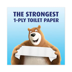 Essentials Strong Bathroom Tissue, Septic Safe, Individually Wrapped Rolls, 1-ply, White, 451/roll, 36 Rolls/carton