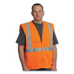 Load image into Gallery viewer, Ansi Class 2 Two-pocket Zipper Mesh Safety Vest, Polyester Mesh, X-large, Orange

