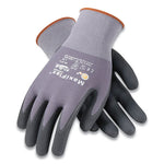 Load image into Gallery viewer, Ultimate Seamless Knit Nylon Gloves, Nitrile Coated Microfoam Grip On Palm And Fingers, X-large, Gray, 12 Pairs
