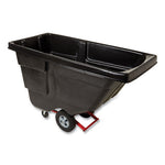Load image into Gallery viewer, Rotomolded Tilt Truck, 202 Gal, 450 Lb Capacity, Plastic, Black
