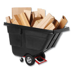Load image into Gallery viewer, Rotomolded Tilt Truck, 202 Gal, 450 Lb Capacity, Plastic, Black
