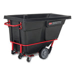Load image into Gallery viewer, Rotomolded Tilt Truck, 202 Gal, 1,250 Lb Capacity, Plastic, Black
