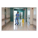 Load image into Gallery viewer, Pulse Microfiber Spray Mop System, 17&quot; Wide Microfiber Head, 52&quot; Yellow Plastic Handle
