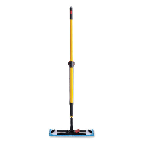 Pulse Microfiber Spray Mop System, 17" Wide Microfiber Head, 52" Yellow Plastic Handle