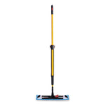 Load image into Gallery viewer, Pulse Microfiber Spray Mop System, 17&quot; Wide Microfiber Head, 52&quot; Yellow Plastic Handle
