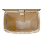 Load image into Gallery viewer, Streamline Resin Step-on Container, Front Step Style, 13 Gal, Polyethylene, Beige
