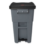Load image into Gallery viewer, Brute Step-on Rollouts, 50 Gal, Metal/plastic, Gray
