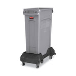 Load image into Gallery viewer, Slim Jim Resin Trainable Dolly, 120 Lb Capacity, 23.86 X 14.71 X 8.36, Black
