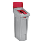 Load image into Gallery viewer, Slim Jim Paper Recycling Top, 16.5 X 8 X 0.5, Red
