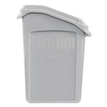 Load image into Gallery viewer, Slim Jim Under-counter Container, 23 Gal, Polyethylene, Gray
