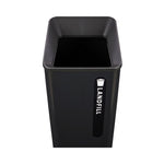 Load image into Gallery viewer, Sustain Decorative Refuse With Recycling Lid, 23 Gal, Metal/plastic, Black
