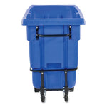 Load image into Gallery viewer, Rotomolded Recycling Tilt Truck, 1 Cu Yd, 1,250 Lb Capacity, Plastic/steel Frame, Blue
