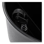 Load image into Gallery viewer, Rolling Step Stool, Curved Design, 2-step, Retracting Casters, 350 Lb Capacity, 16&quot; Diameter X 13.5&quot;h, Black

