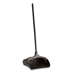 Load image into Gallery viewer, Lobby Pro Upright Dustpan With Wheels, 12.5w X 37h, Polypropylene With Vinyl Coat, Black
