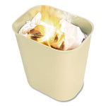 Load image into Gallery viewer, Fiberglass Wastebasket, 7 Gal, Fiberglass, Beige
