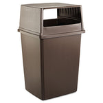 Load image into Gallery viewer, Glutton Receptacle, Hooded Top Without Door, Rectangular, 23w X 26.63d X 13h, Brown
