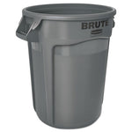 Load image into Gallery viewer, Vented Round Brute Container, 32 Gal, Plastic, Gray
