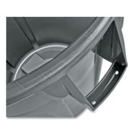 Load image into Gallery viewer, Vented Round Brute Container, 44 Gal, Plastic, Gray
