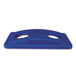 Load image into Gallery viewer, Lid For Slim Jim Bottle Recycling Container, 20.38w X 11.38d X 2.75h, Blue
