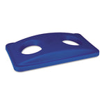 Load image into Gallery viewer, Lid For Slim Jim Bottle Recycling Container, 20.38w X 11.38d X 2.75h, Blue

