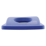 Load image into Gallery viewer, Lid For Slim Jim Bottle Recycling Container, 20.38w X 11.38d X 2.75h, Blue
